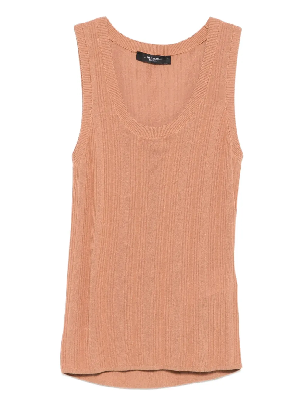 Weekend Max Mara ribbed round-neck top | Neutrals | Image 1