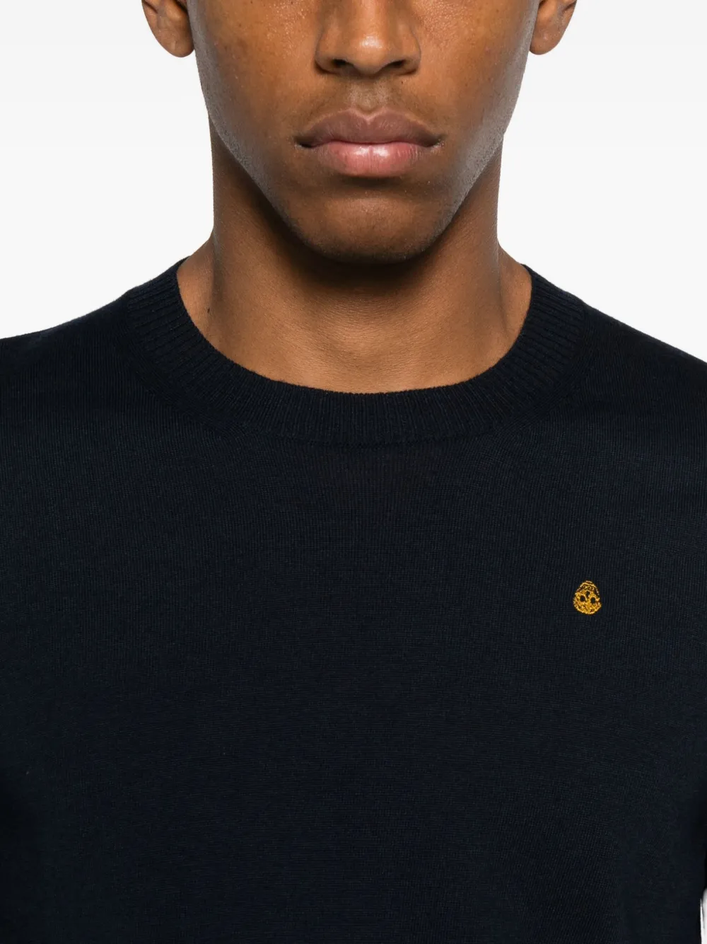 Alexander McQueen Trui met ronde hals Blauw