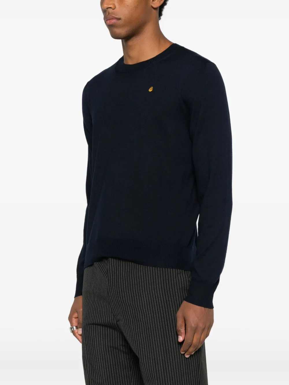 Alexander McQueen Trui met ronde hals Blauw