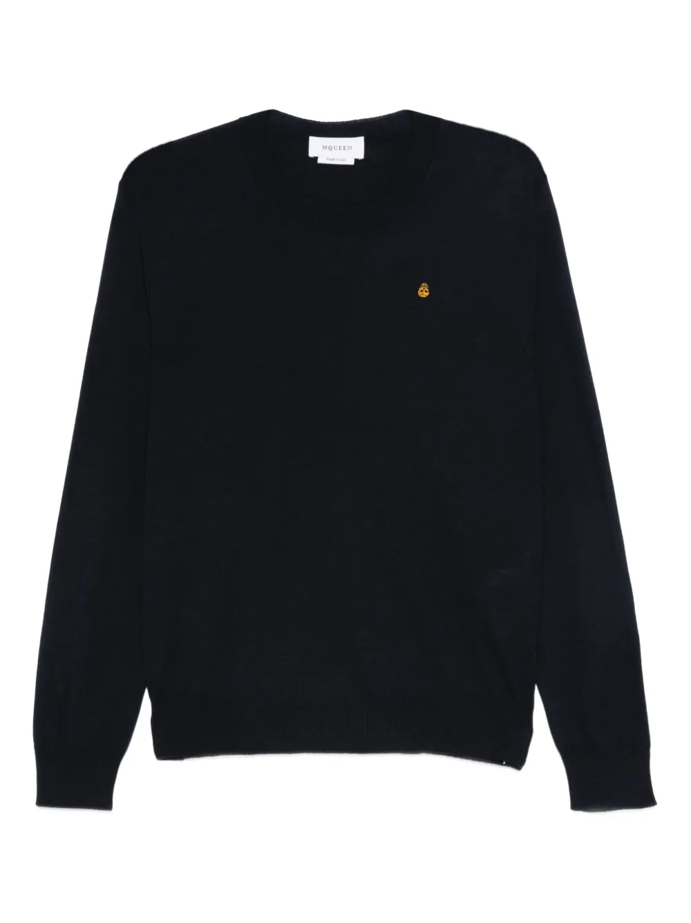 Alexander McQueen クルーネック セーター - ブルー Alexander McQueen クルーネック セーター - ブルー