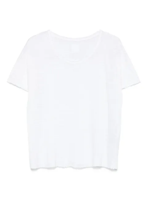120% Lino raw-edge linen T-shirt