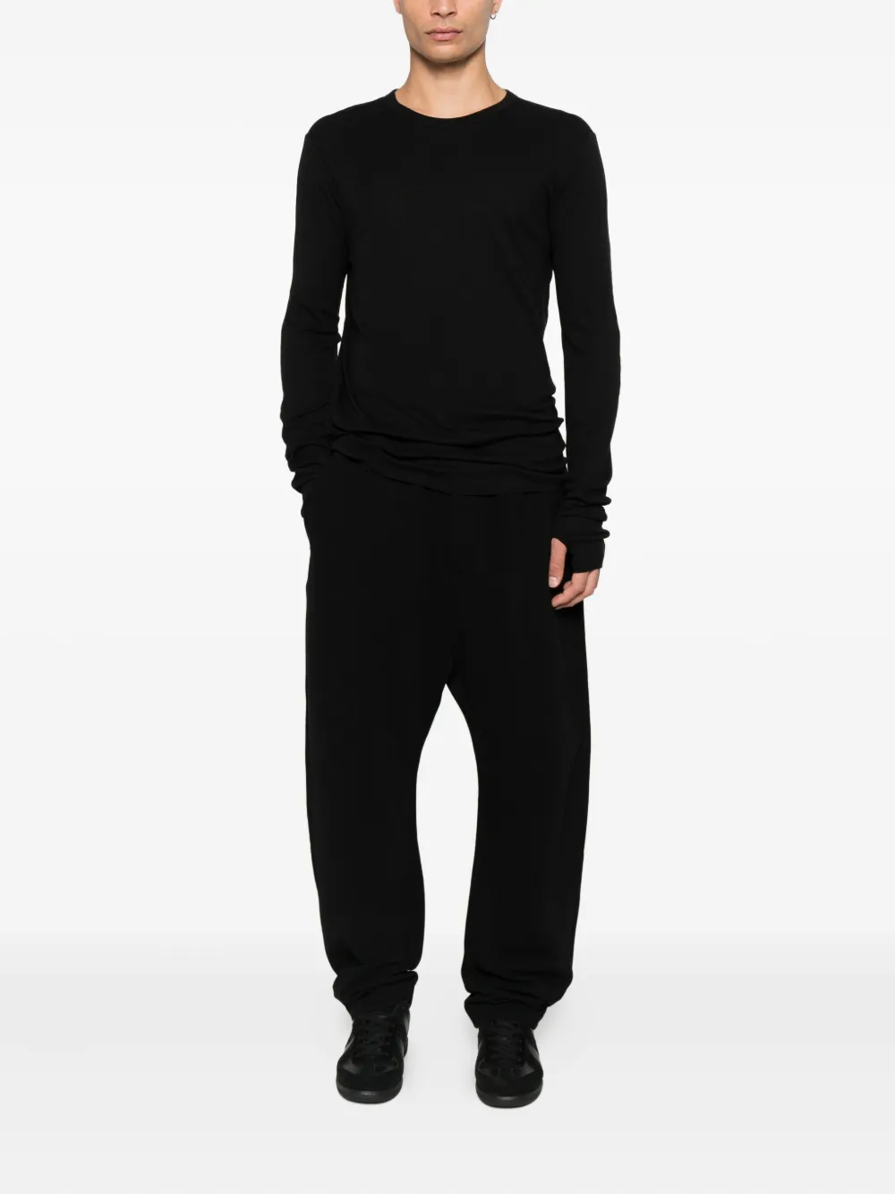 Thom Krom long-sleeve T-shirt - Zwart
