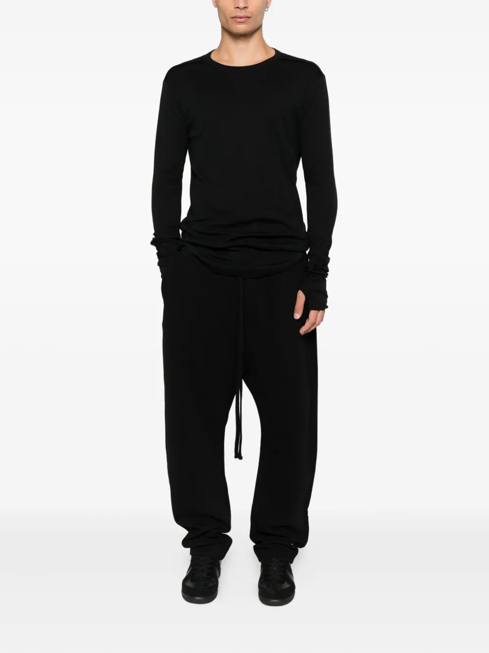 Thom Krom long-sleeve T-shirt - Zwart