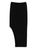 Thom Krom asymmetric drawstring midi skirt - Black