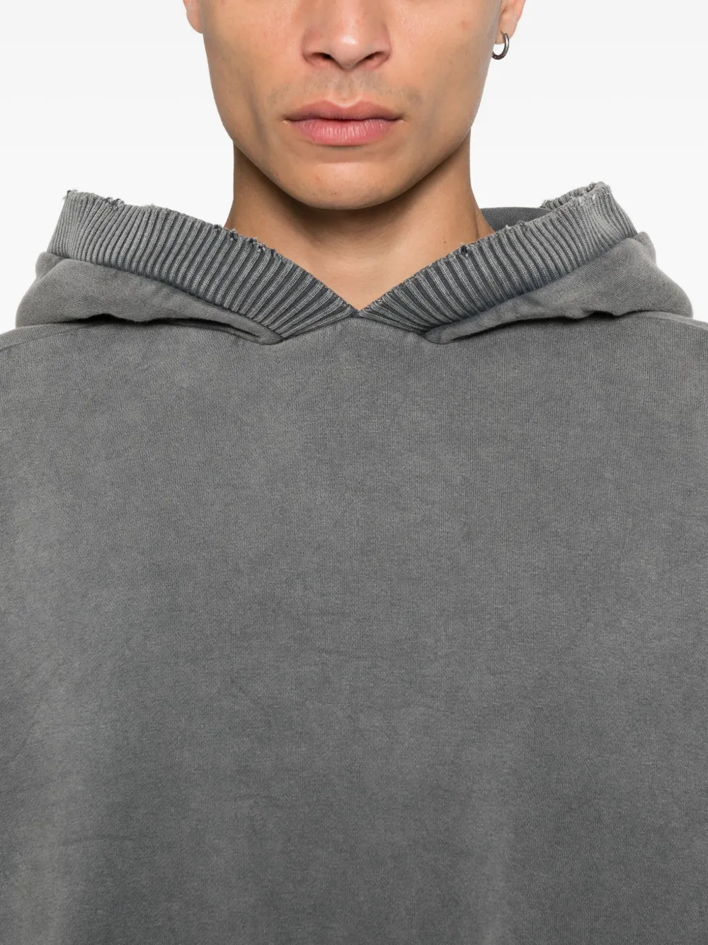 Thom Krom Hoodie met trekkoord Grijs