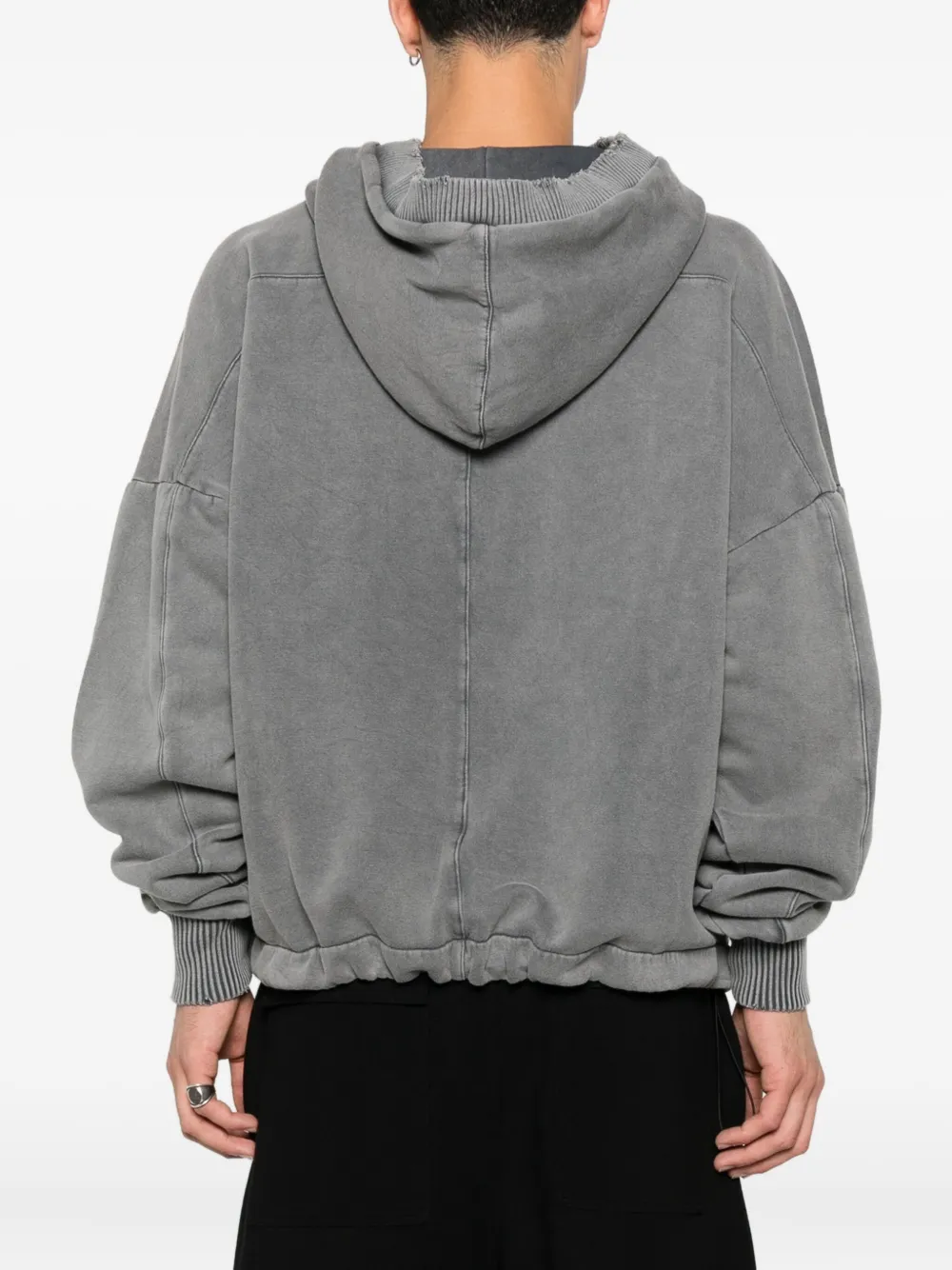 Thom Krom Hoodie met trekkoord Grijs