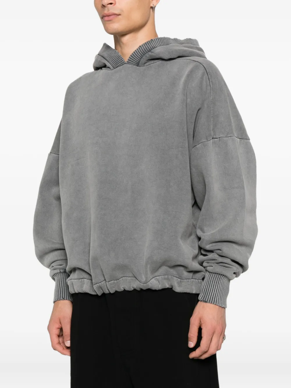 Thom Krom Hoodie met trekkoord Grijs
