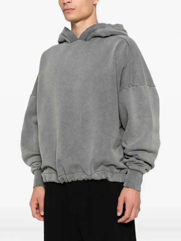 Thom Krom drawstring-hem Hoodie Grey FARFETCH PH