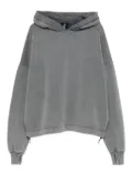 Thom Krom drawstring-hem hoodie - Grey