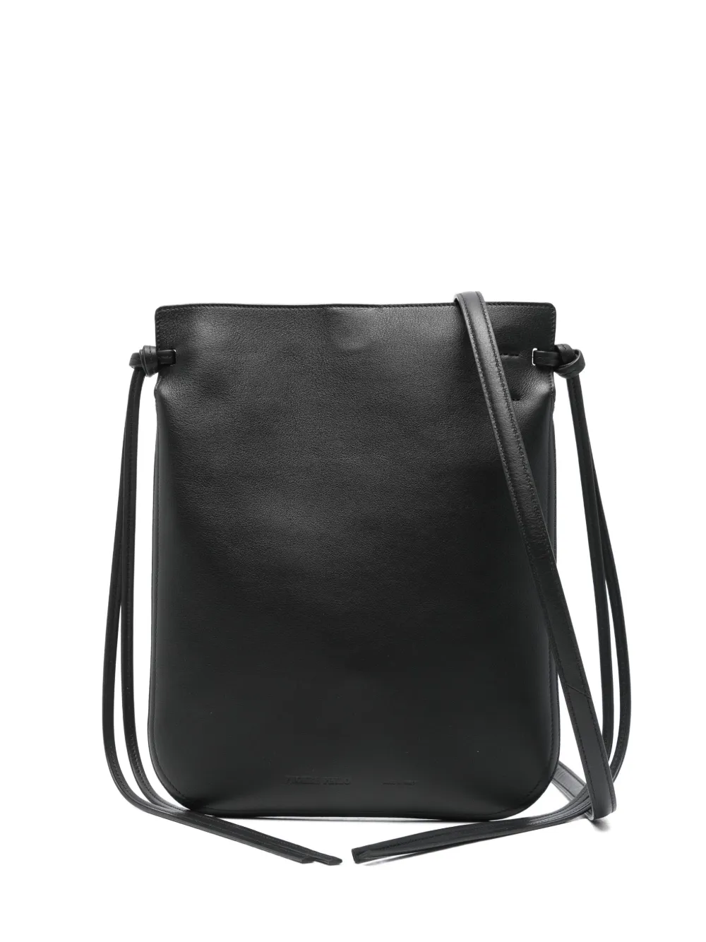 Phoebe Philo drawstring calf leather shoulder bag | Black | Image 1
