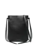 Phoebe Philo drawstring calf leather shoulder bag - Black