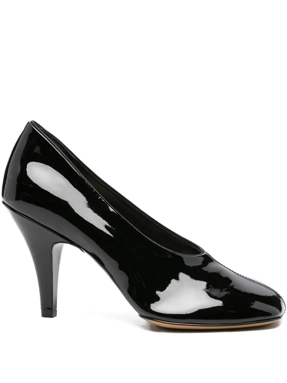 Phoebe Philo 90mm patent leather heeled pumps | Black | Image 1