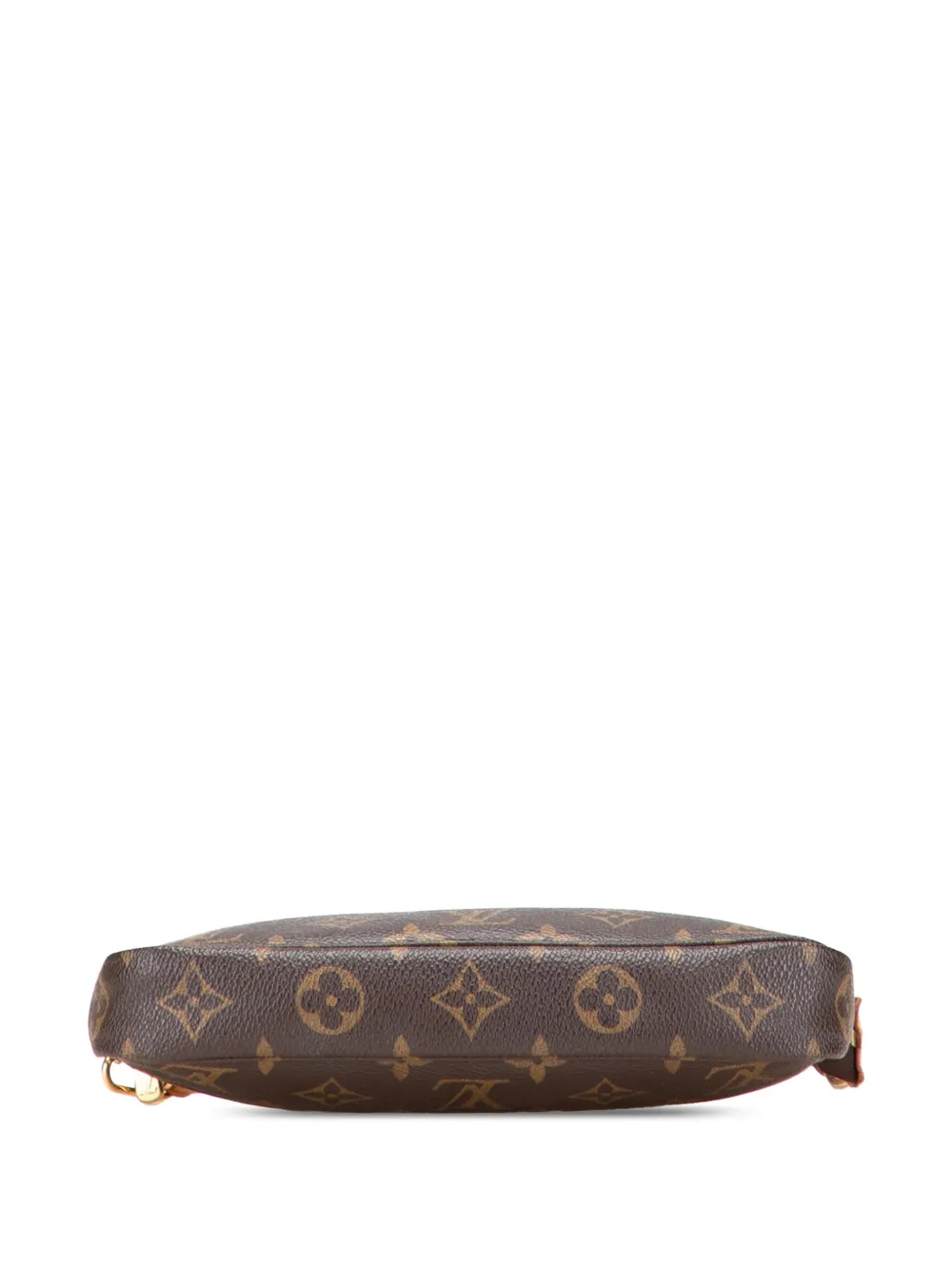 Pre-owned Louis Vuitton 1999 Monogram Pochette Accessoires Shoulder Bag In Brown