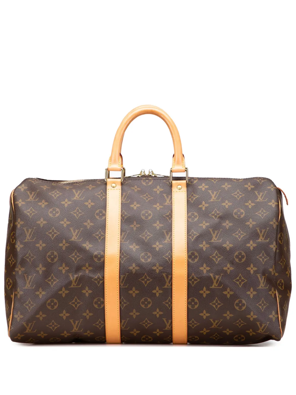 Louis Vuitton Pre-Owned 2000 Monogram Keepall 45 travel bag - ブラウン Louis Vuitton Pre-Owned 2000 Monogram Keepall 45 travel bag - ブラウン