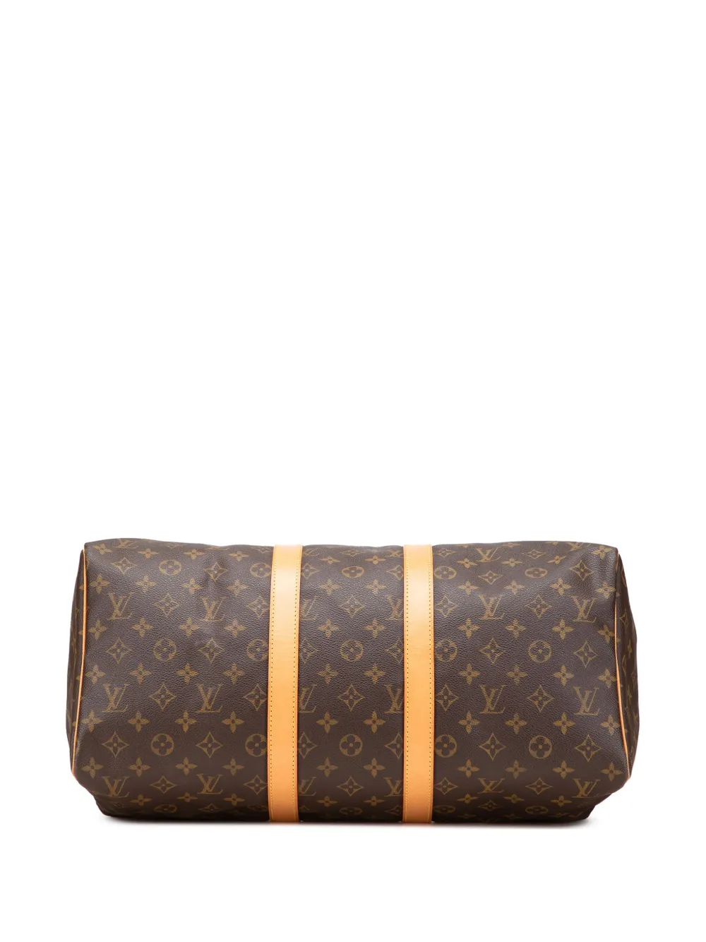 Pre-owned Louis Vuitton 2000 Monogram Keepall 45 Travel Bag In Brown