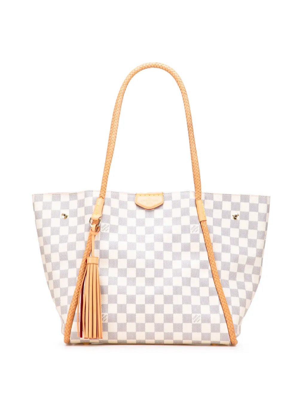 Louis Vuitton Pre-Owned 2018 Damier Azur Propriano tote bag - ホワイト Louis Vuitton Pre-Owned 2018 Damier Azur Propriano tote bag - ホワイト