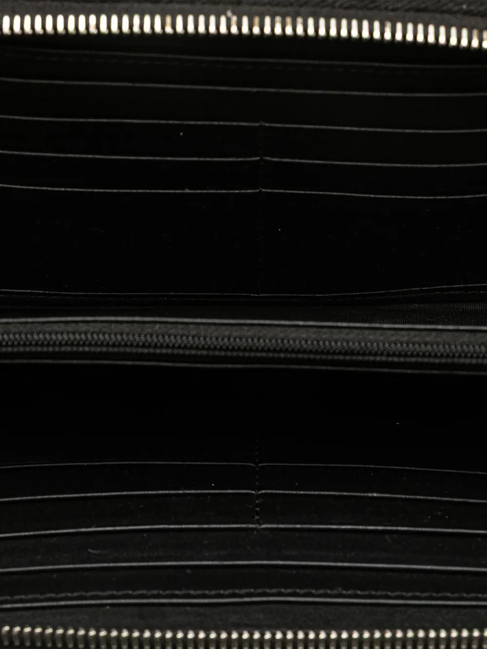 Pre-owned Gucci 2000-2015 Microssima Zip Around Wallet Long Wallets In Black
