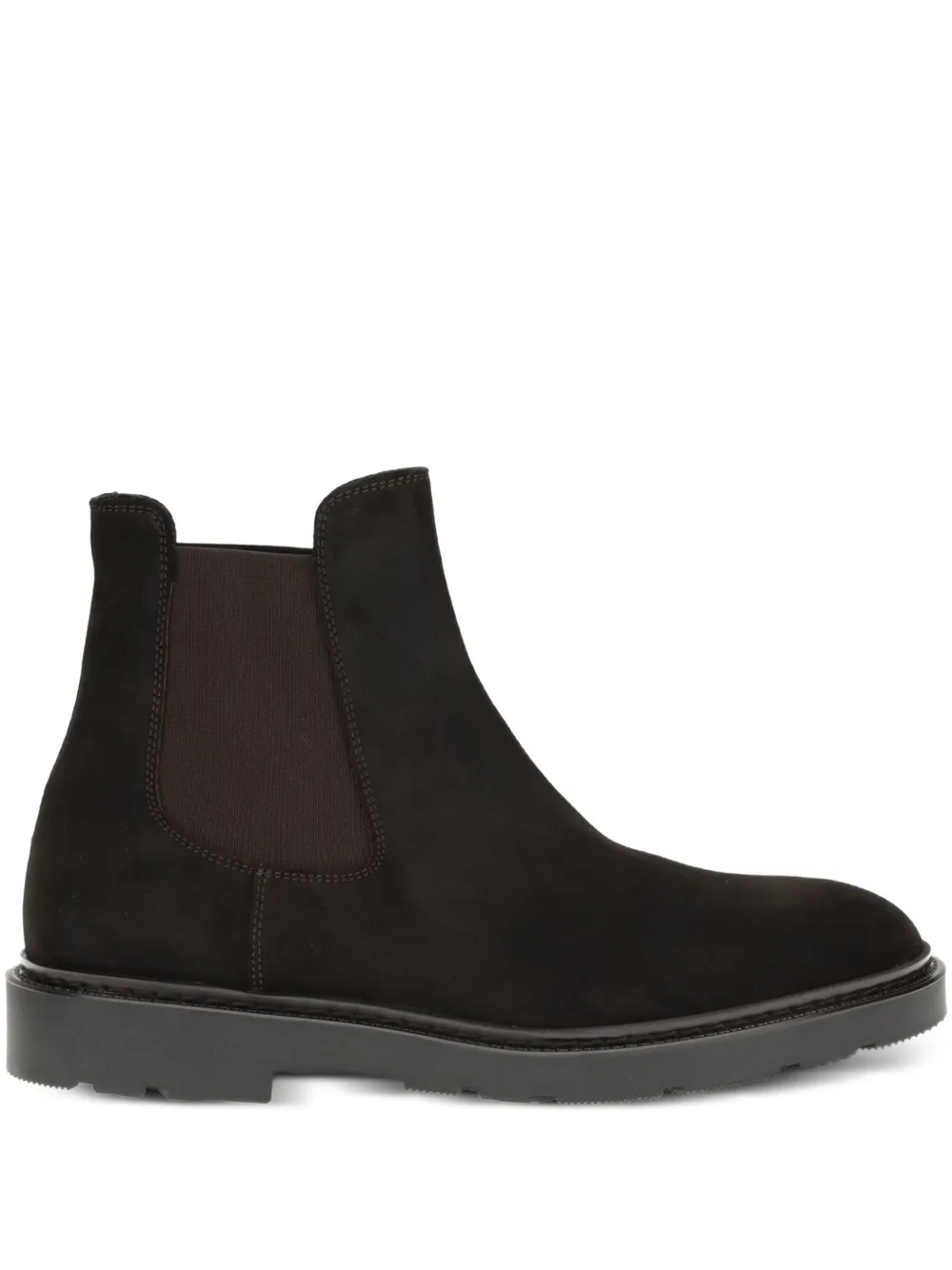 Fratelli Rossetti elastic-panel suede boots Brown