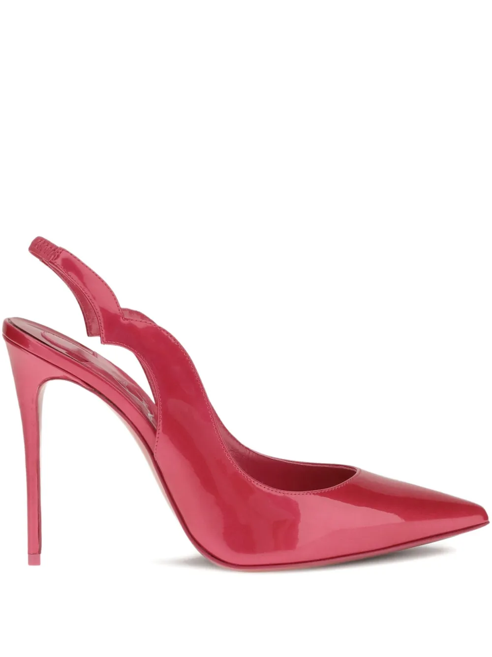 Christian Louboutin 100mm slingback patent leather pumps | Red | Image 1