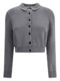 Alexander Wang cropped cardigan - Grey