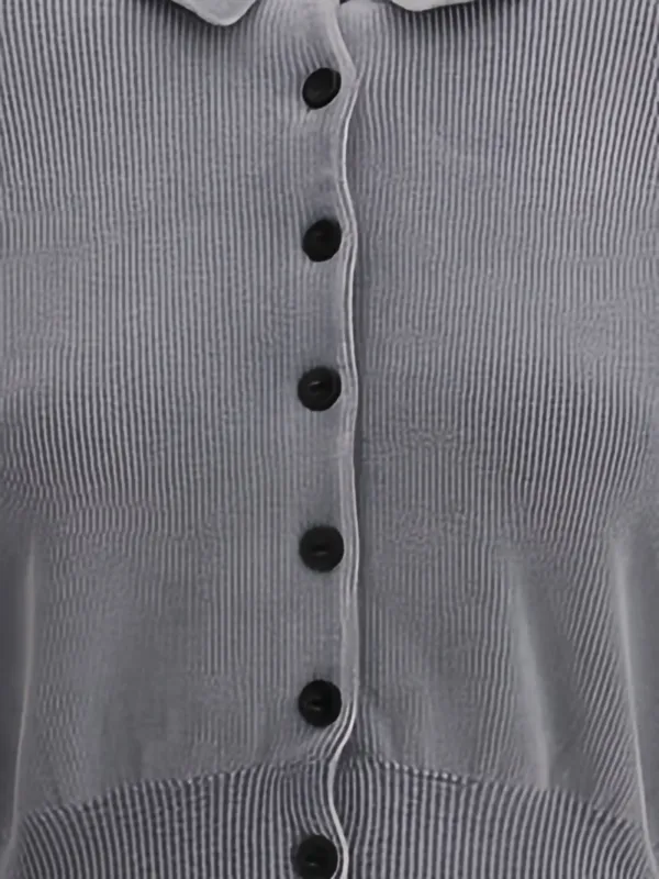Alexander Wang Cropped Cardigan | Grey | FARFETCH