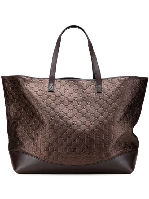 Gucci Pre-Owned tote Guccissima grande metalizada 2000-2015