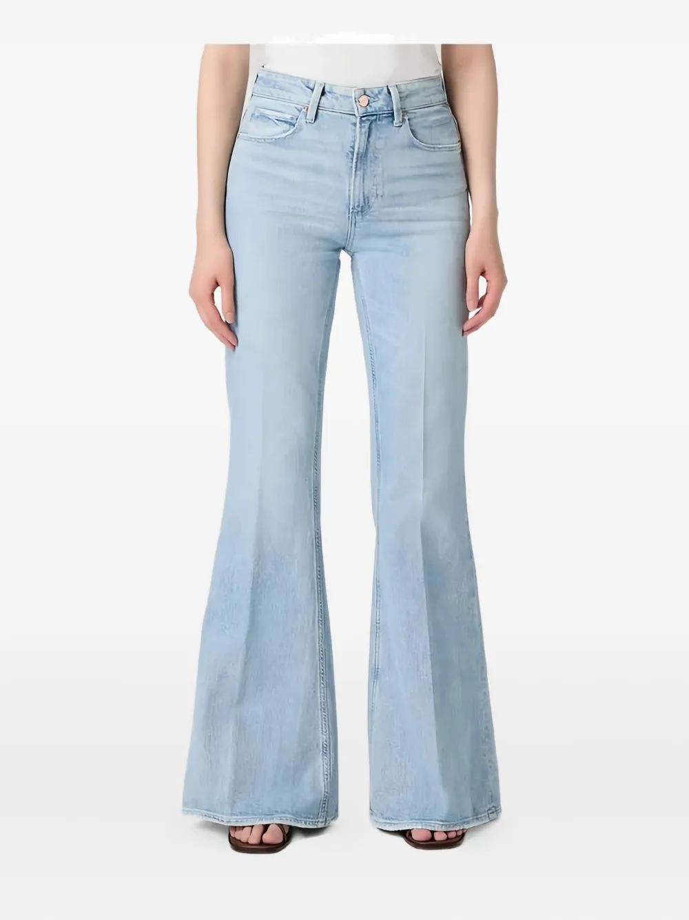 PAIGE Marlow cotton-blend jeans - Blu