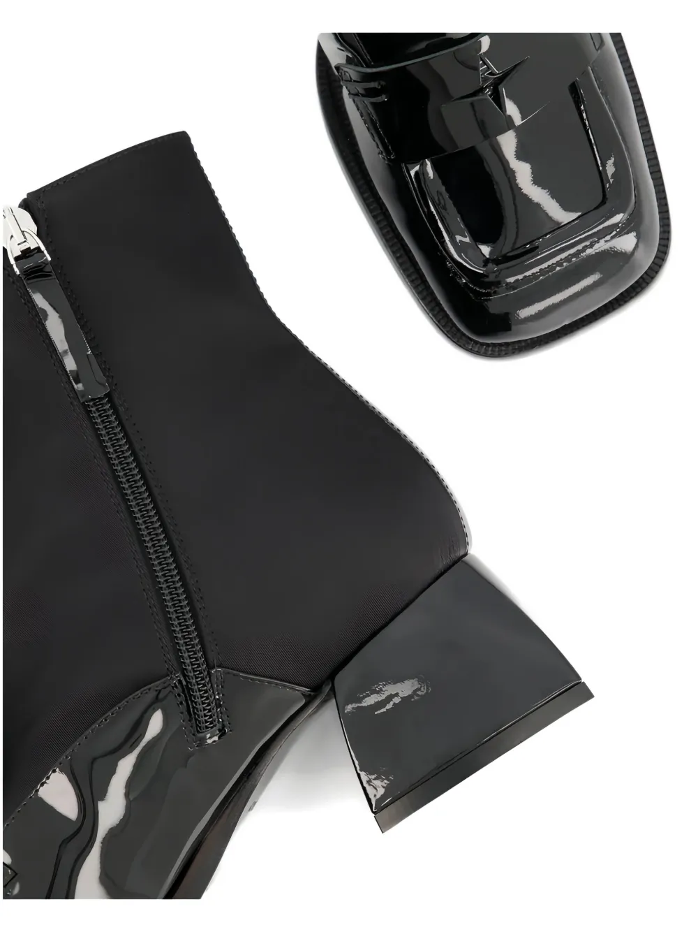 Nodaleto Block-heel Ankle Boot In Black