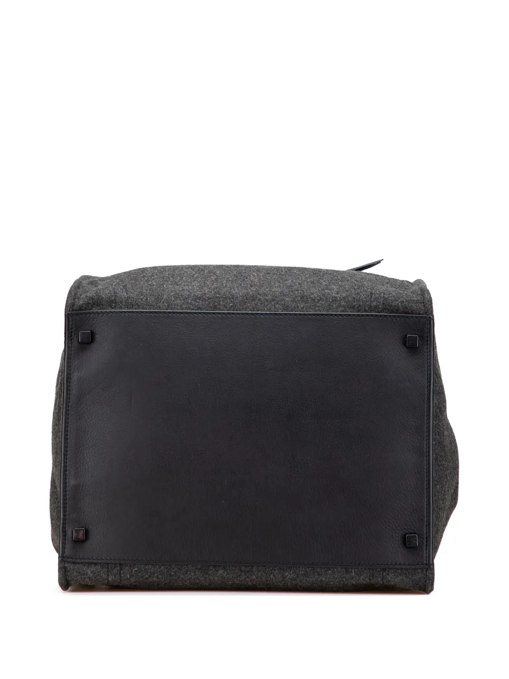 Pre-owned Celine 2012 Large Wool Phantom Luggage Tote Bag In Gray