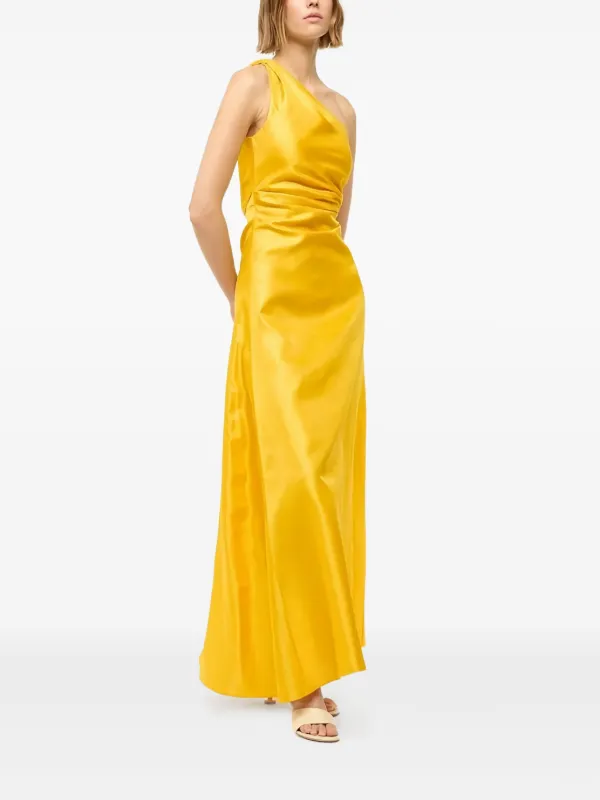 kaileigh tasha knit dress yellow Bianca Ribbed Knit Midi Dress in Buttery Yellow main image 1