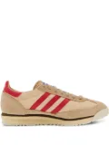 adidas SL 72 three-stripe panelled sneakers - Brown