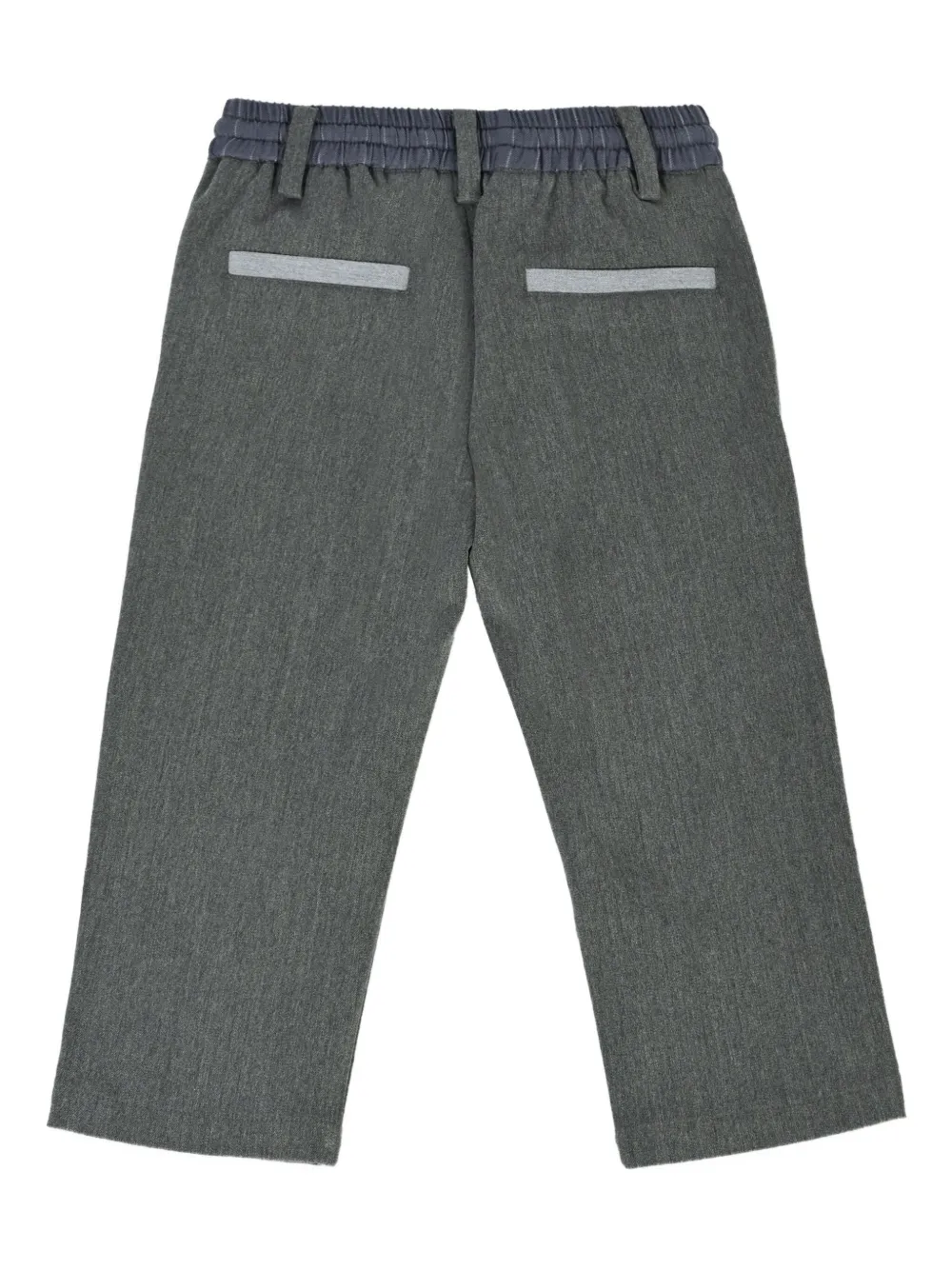 John Richmond Junior Chino met elastische tailleband en vlakken Grijs