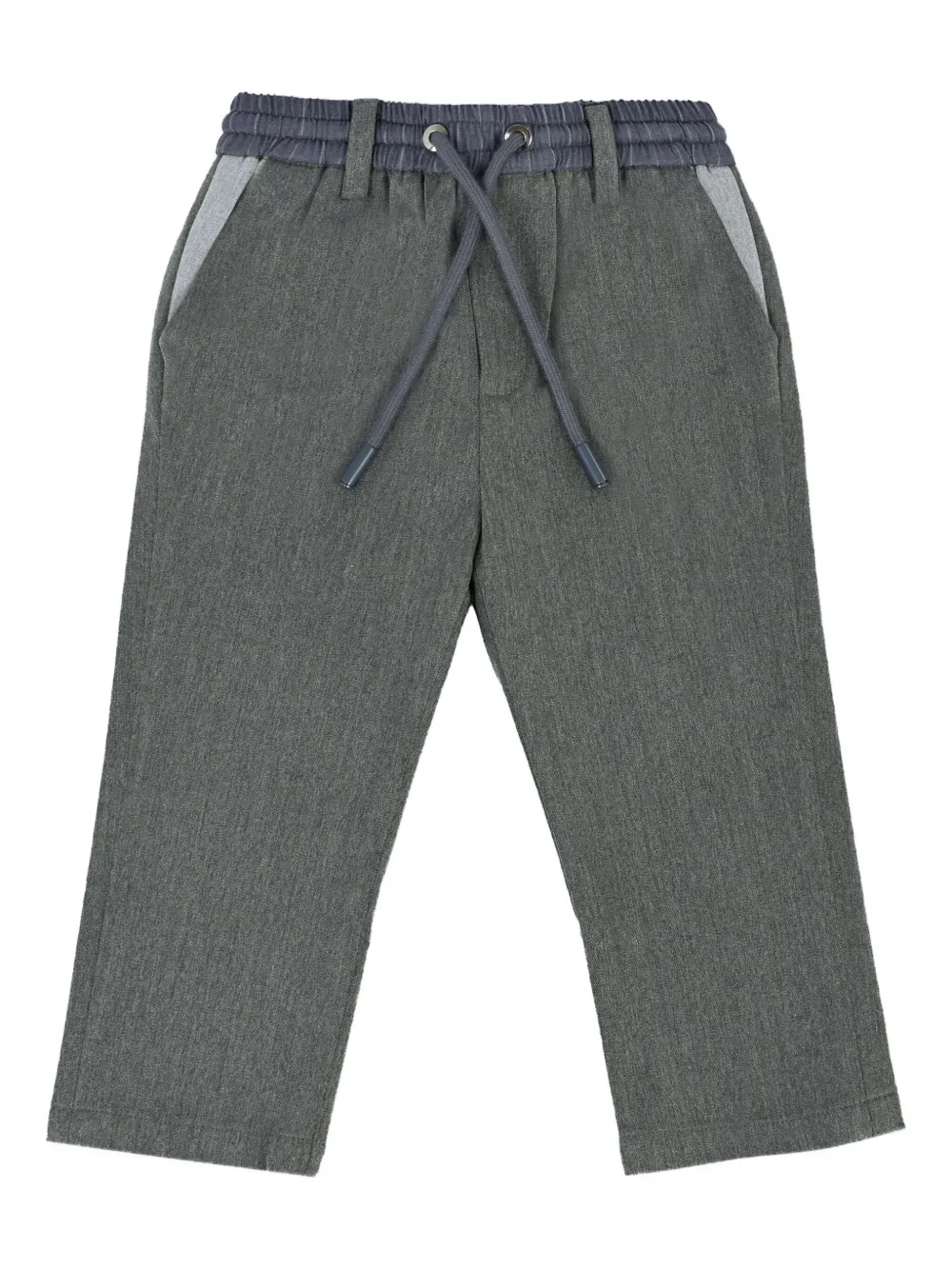 John Richmond Junior Chino met elastische tailleband en vlakken Grijs