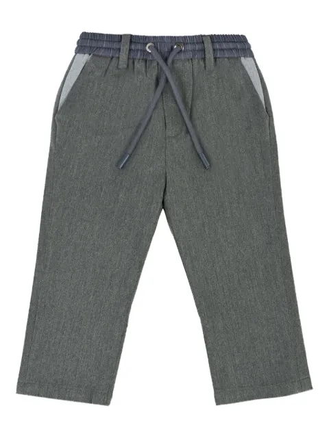 John Richmond Junior elastic-waistband panelled chinos