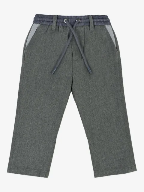 John Richmond Junior elastic-waistband panelled chinos