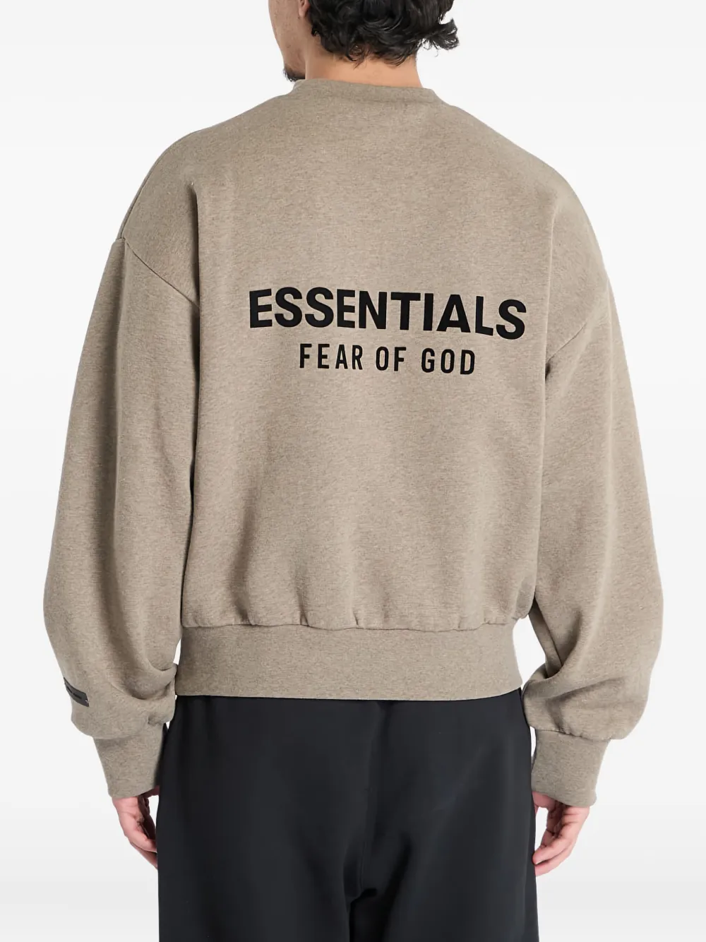 FEAR OF GOD ESSENTIALS Fleece trui met ronde hals Grijs