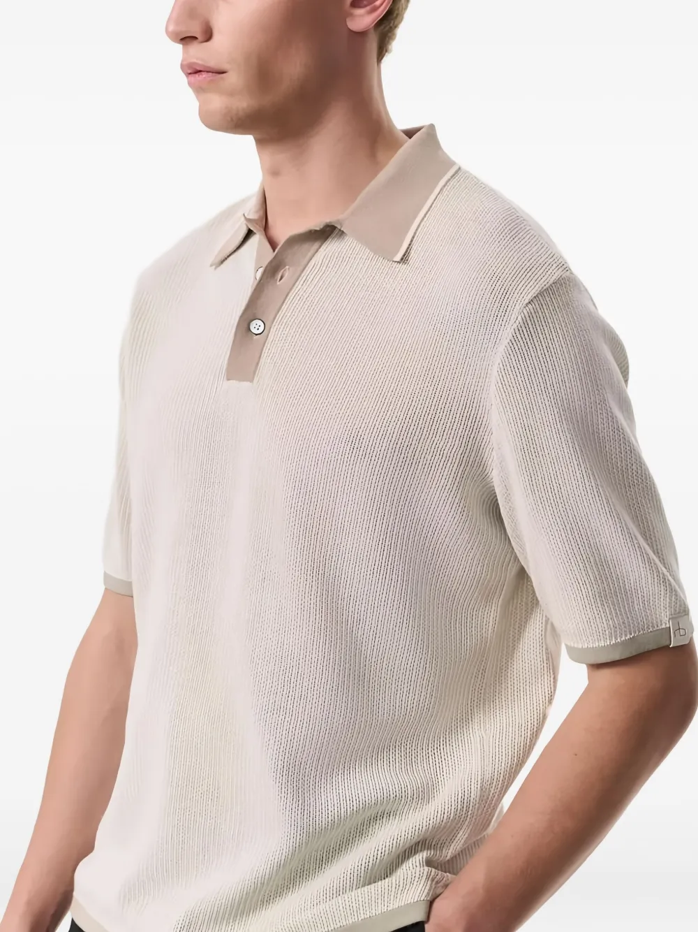 rag & bone Harvey poloshirt Beige