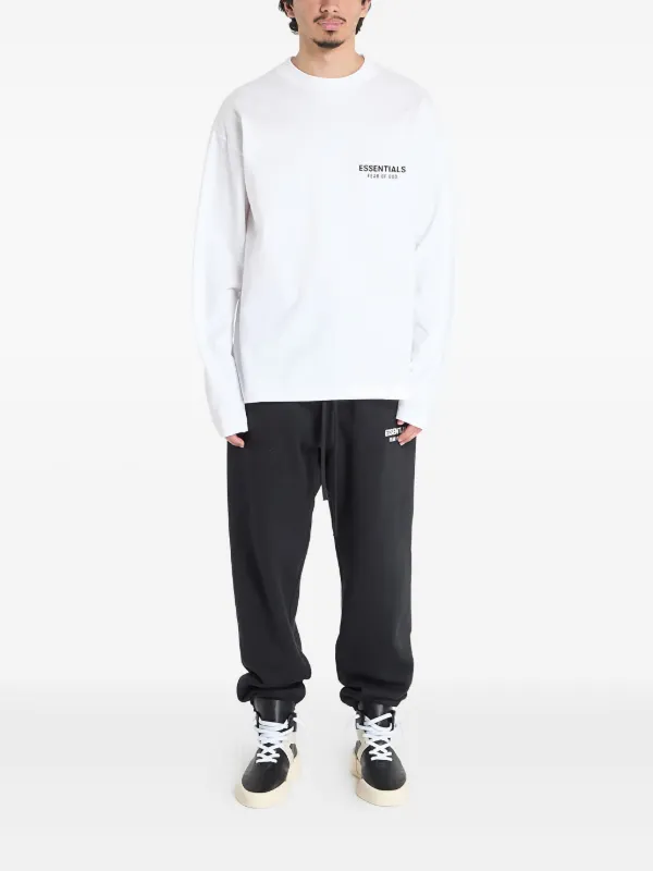 FEAR OF GOD ESSENTIALS ロゴ ロングTシャツ | ホワイト | FARFETCH JP