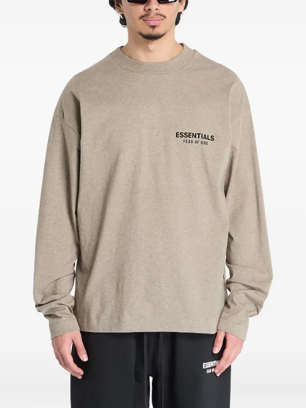 Tシャツ(長袖/七分) FOG Fear Of God Essentials Long T-Shirt FOG] Fear Of God Essentials Long Sleeve T-Shirt ロンT (FEAR OF