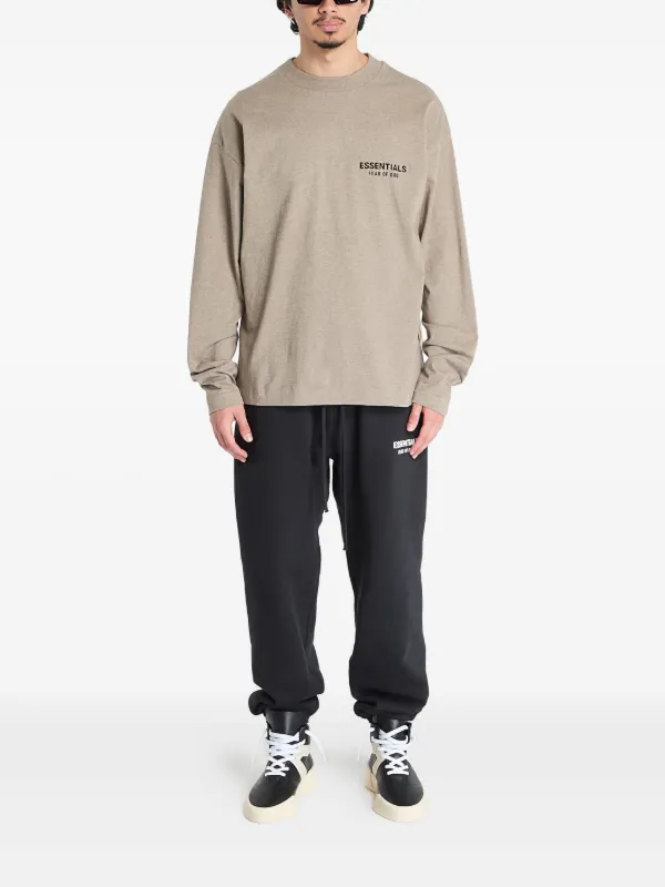 FEAR OF GOD ESSENTIALS クルーネック ロングTシャツ | グレー