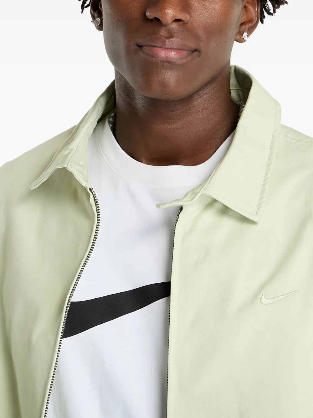 Nike Jack met rits Groen