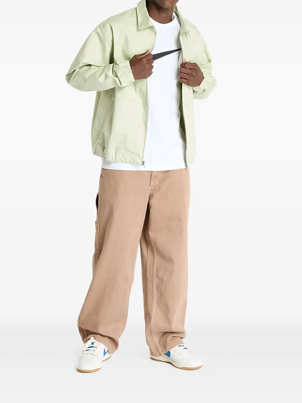 Nike Jack met rits Groen