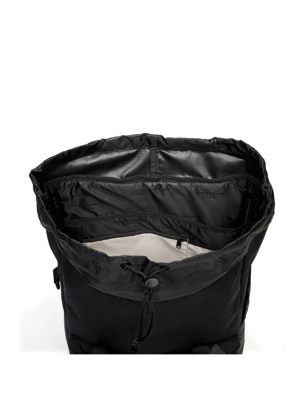 Eastpak Medium Icon Topload Buckle-fastening Flap Backpack In Black