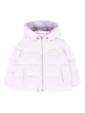 John Richmond Junior quilted logo-patch jacket - Pink