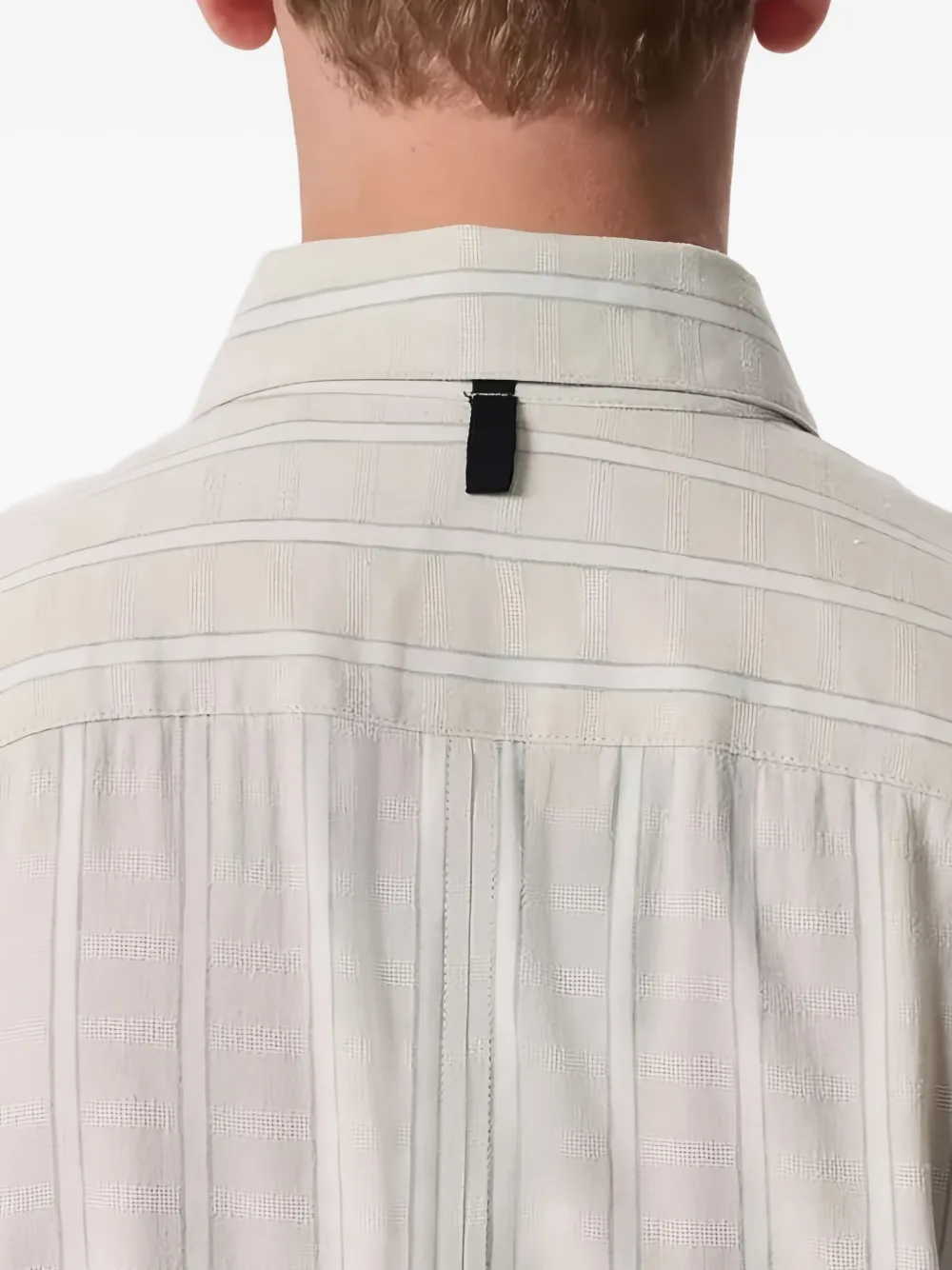 rag & bone Gestreept overhemd Grijs