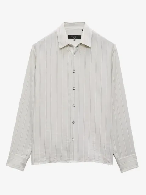 rag & bone striped buttoned shirt