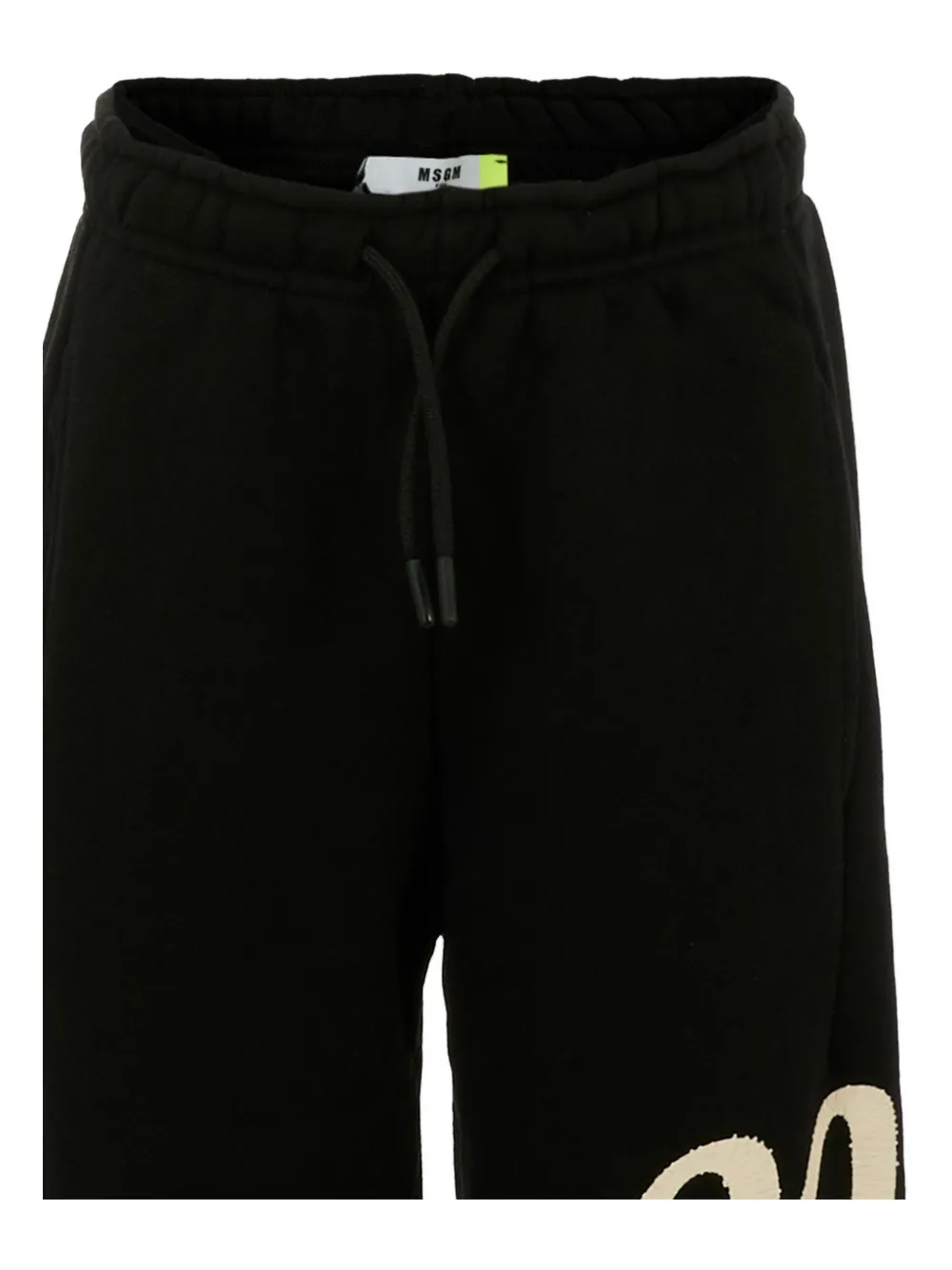 Msgm Logo-print Drawstring Sweatpants In Black