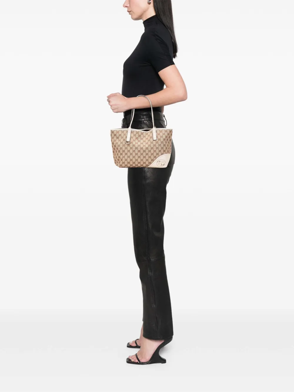 Gucci Pre-Owned 2000-2015 Medium GG Canvas New Britt tote bag | Pre-Owned | Image 2