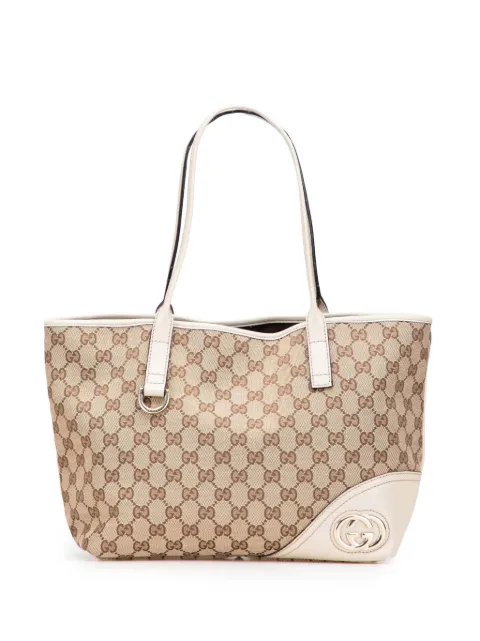 Gucci Pre-Owned 2000-2015 Medium GG Canvas New Britt tote bag