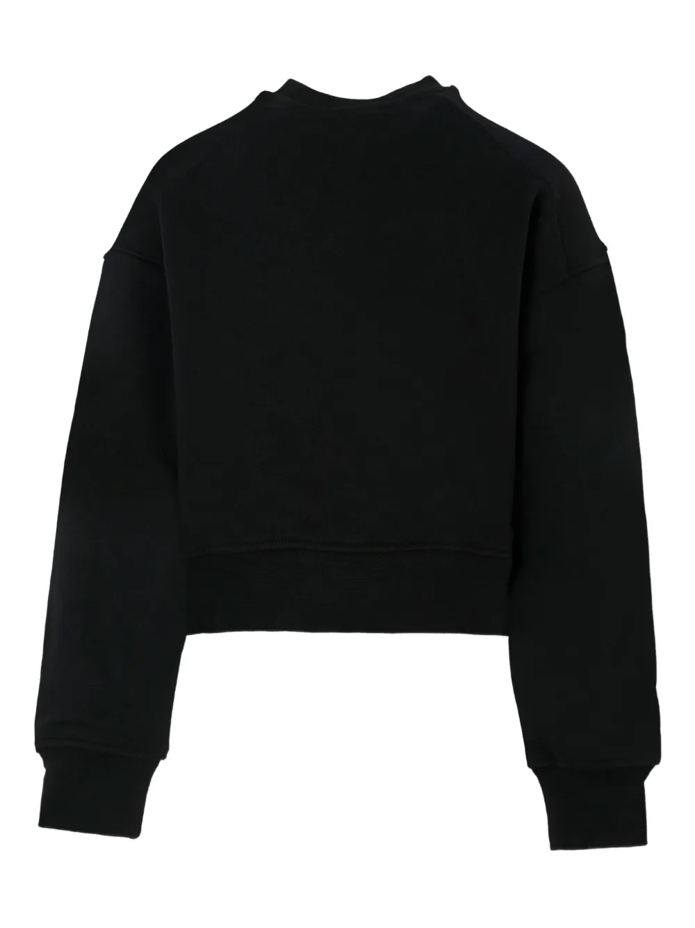 MSGM Kids leopard-print logo sweatshirt Zwart